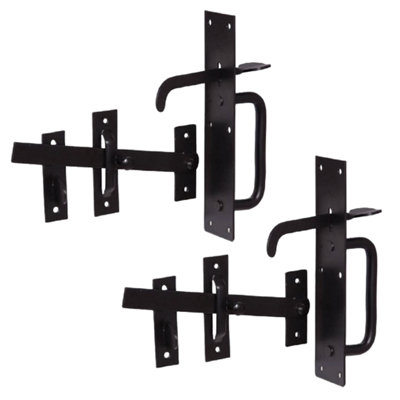 Betley Butterfly 2X Black Suffolk Latch Catch Garden Gate Shed Door Thumb Lock Cottage78mm from B&Q