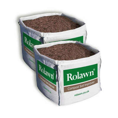 GravaHaus Rolawn Compost Soil Improver Bulk Bag2 Bags1000 Litres from B&Q