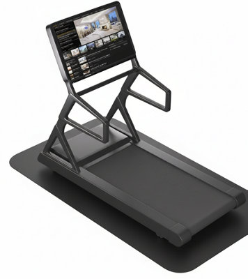 Mcw Treadmill Mat Waterproof Non-Slip Floor Protector For Home Gym, Exercise Equipment, Walking Pad & Rowing Machine 230X105X4 mm