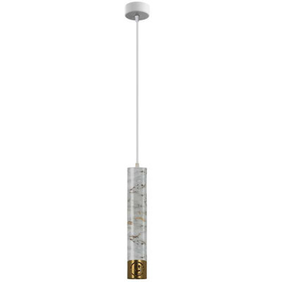 B&Q Pendant Long Tube Modern Cylinder Pipe Contemporary Light