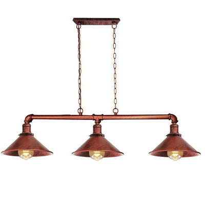 Industrial Steam Punk 3 Way  Hanging Light from B&Q
