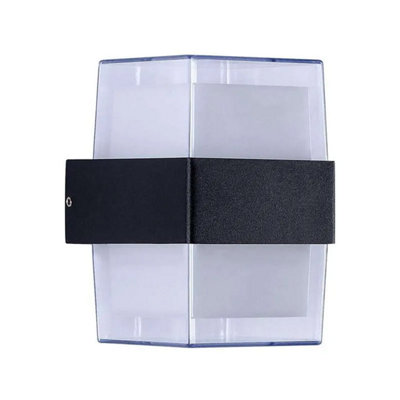 Cuboid Box 12W Modern Led Wall Light Wall Sconces Ip54 Outdoor Exterior Wall Lamp Fixture from B&Q