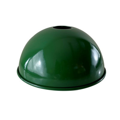 21Cm Retro Metal Dome Ceiling Light Shade Vintage Industrial Green Pendant Lamp Cover from B&Q