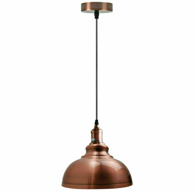 Ledsone Vintage Metal Dome Cluster Pendant Light Decorative Ceiling Fixture For Restaurants from B&Q