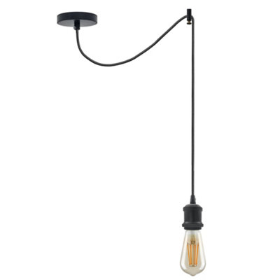 Vintage Spider Pendant Light Industrial Ceiling Hanging Lamp Fixture from B&Q