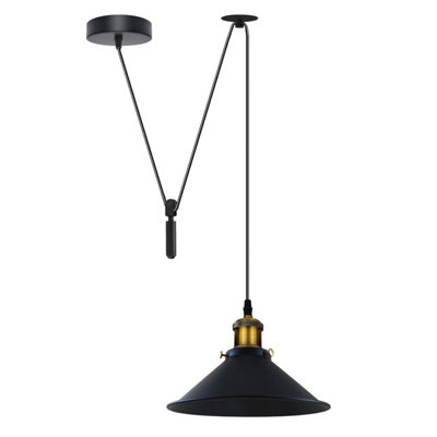  - Ledsone E27 60W Hanging Lamp 2M Metal Retro Ceiling Lamp For Indoor 110 To 240V
