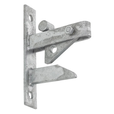 Betley Butterfly Self Locking Auto Gate Catch Galvanised Steel Gate Latch Heavy Duty from B&Q