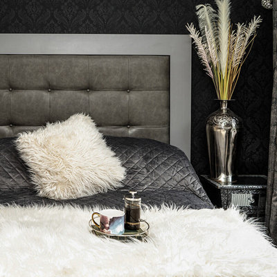 Madison & Mayfair Soft Fluffy White Faux One Sided Fur Throw Blanket