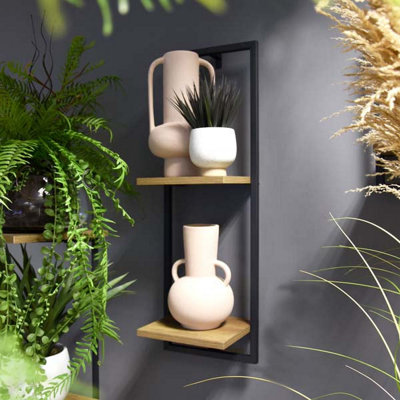 Madison & Mayfair Sleek Oak Wall Mounted Shelf25X75Cm from B&Q
