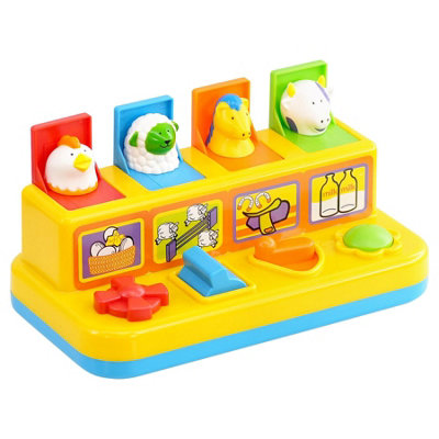 The Magic Toy Shop Animal Pop Up Toy For Toddlers Farm Yard Early Development Baby Montessori Toys from B&Q