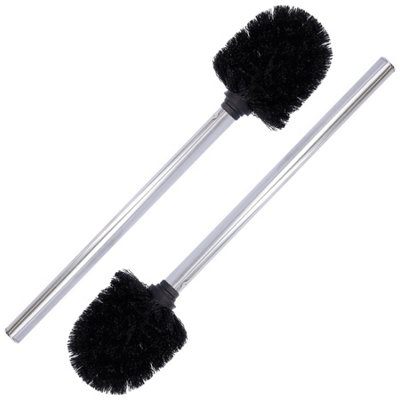 Geezy 2X Toilet Brush Stainless Steel Bathroom Cleaning Sturdy Bristles Quality from B&Q