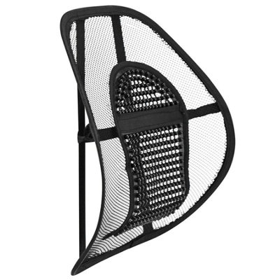 B&Q -  Lumbar Mesh Back Support For Office Chair Home Back Cushion Car Seat Pain Relief