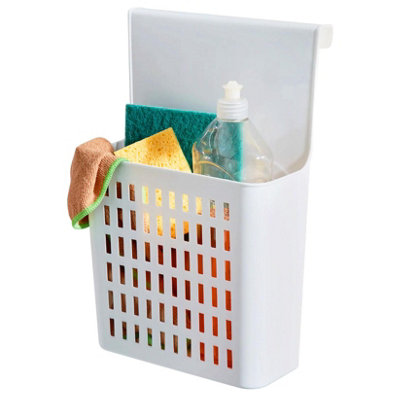 Geezy Over The Door Storage Basket Plastic Pantry Organizer Hanging Storage Organizer from B&Q