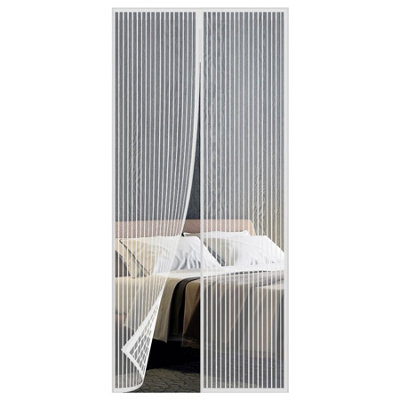 Geezy Magnetic Insect Door Screen Net Mesh Curtain Mosquito Fly Bug White 90X210Cm
