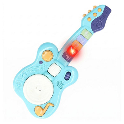 The Magic Toy Shop Toddler Guitar With Button Activated Sounds Kids Electrical Musical Instrument from B&Q