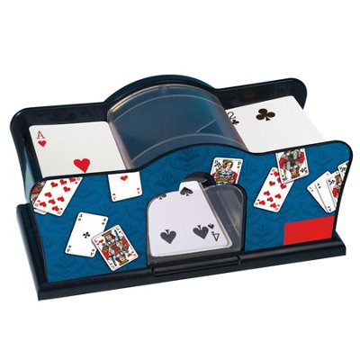 The Magic Toy Shop Poker Card Shuffler Sorter Automatic Casino Playing Two Deck Machine from B&Q