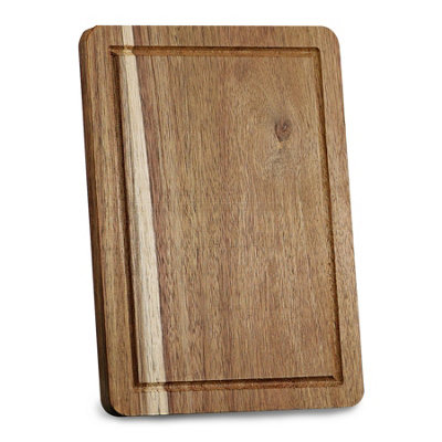 Geezy Acacia Cutting Board Hygienic Wooden Chopping Board Kitchen Serving Food 28X20Cm from B&Q