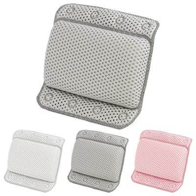 Geezy Bathtub Pillow Ergonomic Luxury Bath Cushion Quick Dry For Head Neck Support from B&Q
