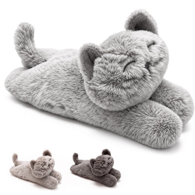 B&Q -  Weighted Door Stop Soft Animal Cat Design Doorstop Home Novelty Lying Cat Decor