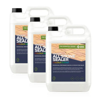 Stonecare4UAll Stone Sealer Colour Boost Finish (15L)Highly Effective Enhancing Sealer For Natural Stone from B&Q