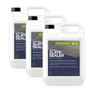 Stonecare4USlate Sealer Satin Finish (15L)External Colour Enhancing Natural Slate DurableStain-Resistant & Strong Sealer from B&Q