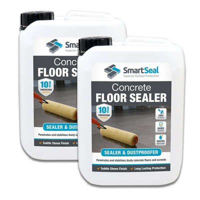 SmartSeal Concrete Floor Sealer 5L - Clear - Pack of 2 - Image 4