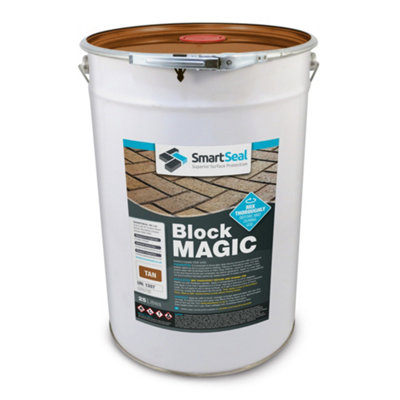 Smartseal Block Paving Paint and Sealer 25L Tan Acrylic - Image 3
