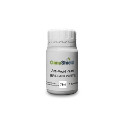 ClimaShield Anti Mould Paint - White, 75ml Sample - Anti-Mould Paint White for Bathrooms, Kitchens & Bedrooms. Effective Damp Seal for Walls & Ceilings to prevent the growth of Mold & Mildew - Image 5