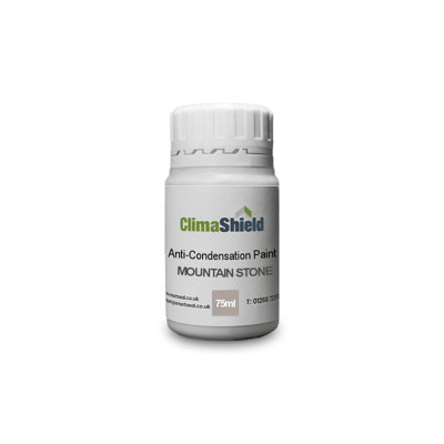 Smartseal Anti-Condensation PaintMountain Stone (75Ml Sample) BathroomKitchenBedroom Walls & CeilingsMould Protection from B&Q
