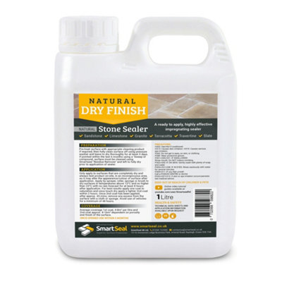 Smartseal Stone SealerSandstone SealerNatural Stone SealerDry InvisibleImpregnatingFor LimestoneSlate& More1L from B&Q