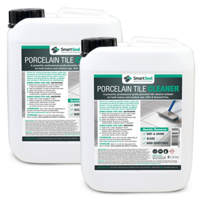 SmartSeal Porcelain Tile Cleaner 5L 2 Pack - Powerful & Versatile Formula - Removes Dirt & Grime - Image 3