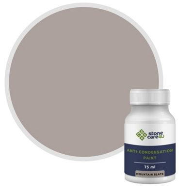 Stonecare4U Anti-Condensation PaintMountain Slate (75Ml Sample) Reduce Moisture & Condensation On Internal Walls & Ceilings from B&Q