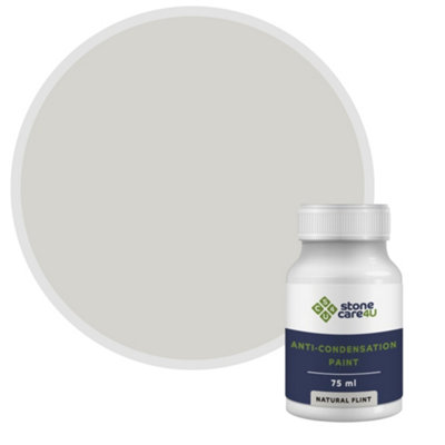 Stonecare4U Anti-Condensation PaintNatural Flint (75Ml Sample) Reduce Moisture & Condensation On Internal Walls & Ceilings from B&Q