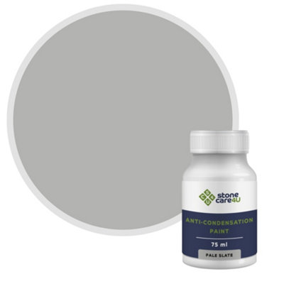 Stonecare4U Anti-Condensation PaintPale Slate (75Ml Sample) Reduce Moisture & Condensation On Internal Walls & Ceilings from B&Q