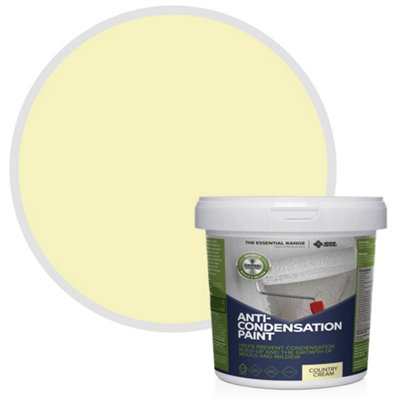 Stonecare4U Anti-Condensation PaintCountry Cream (2.5L) Protect From Moisture & Reduce Condensation On Walls & Ceilings from B&Q