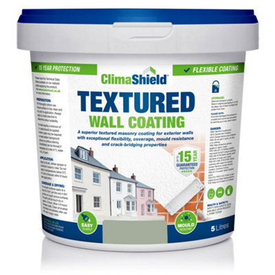Smartseal Textured Wall Coating - Natural Olive Green - 10L - Image 4