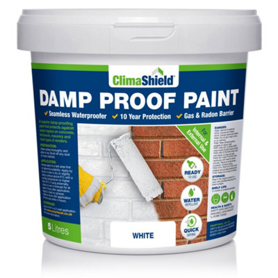 Smartseal White Damp Proof Paint - 5L - Waterproof Barrier for Walls & Ceilings - Image 5