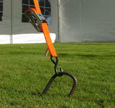 Crocodile Trading Heavy Duty Instant Shelter Tie Down Kit from B&Q
