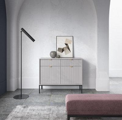 B&Q -  Nova Sideboard 104Cm In Light Grey