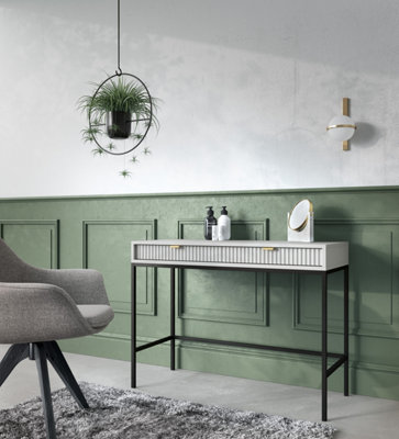 B&Q -  Nova Collection Dressing Table In Light Grey
