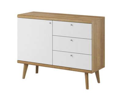 B&Q -  Prime Collection Sideboard 107Cm In White