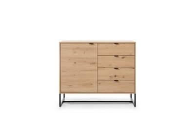 B&Q -  Amber Collection Sideboard 103Cm In Oak
