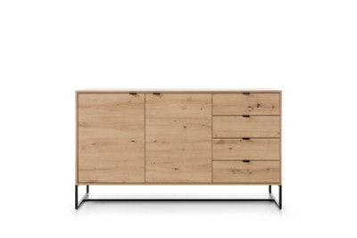 B&Q -  Amber Collection Sideboard 153Cm In Oak