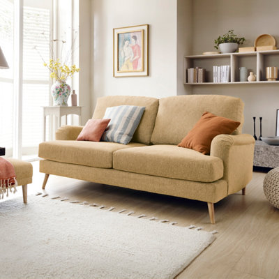 Abakus Direct Harper 3 Seater In Peanut Brown from B&Q