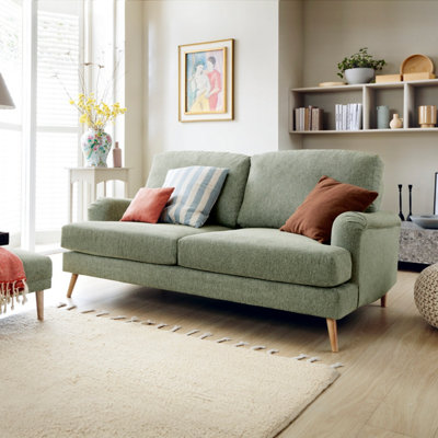 Abakus Direct Harper 3 Seater In Pickle Green from B&Q