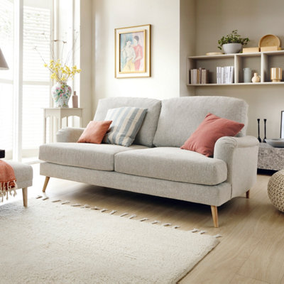 Abakus Direct Harper Collection 3 Seater In Cream from B&Q