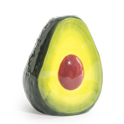 B&Q -  Ceramic Green Avocado Stem Vase