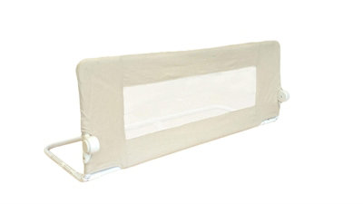 Safetots Deluxe Soft Touch Denim Extra Wide Bed Rail, Natural 140Cm Wide X 50Cm Tall, Toddler Bed Guard For Safety