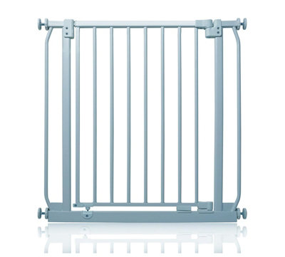 Safetots Elite Pressure Safety Gate, 71Cm - 80Cm, Matt Pressure Fit Stair Gate Grey
