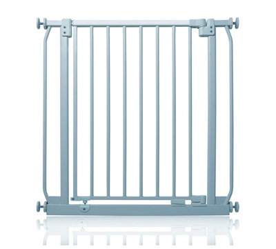 Safetots Elite Pressure Narrow Safety Gate, 65.5Cm - 74.5Cm, Matt Narrow Pressure Fit Stair Gate Grey